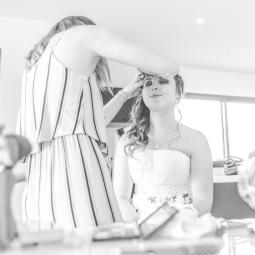 Préparation des mariés