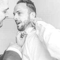 Préparation des mariés